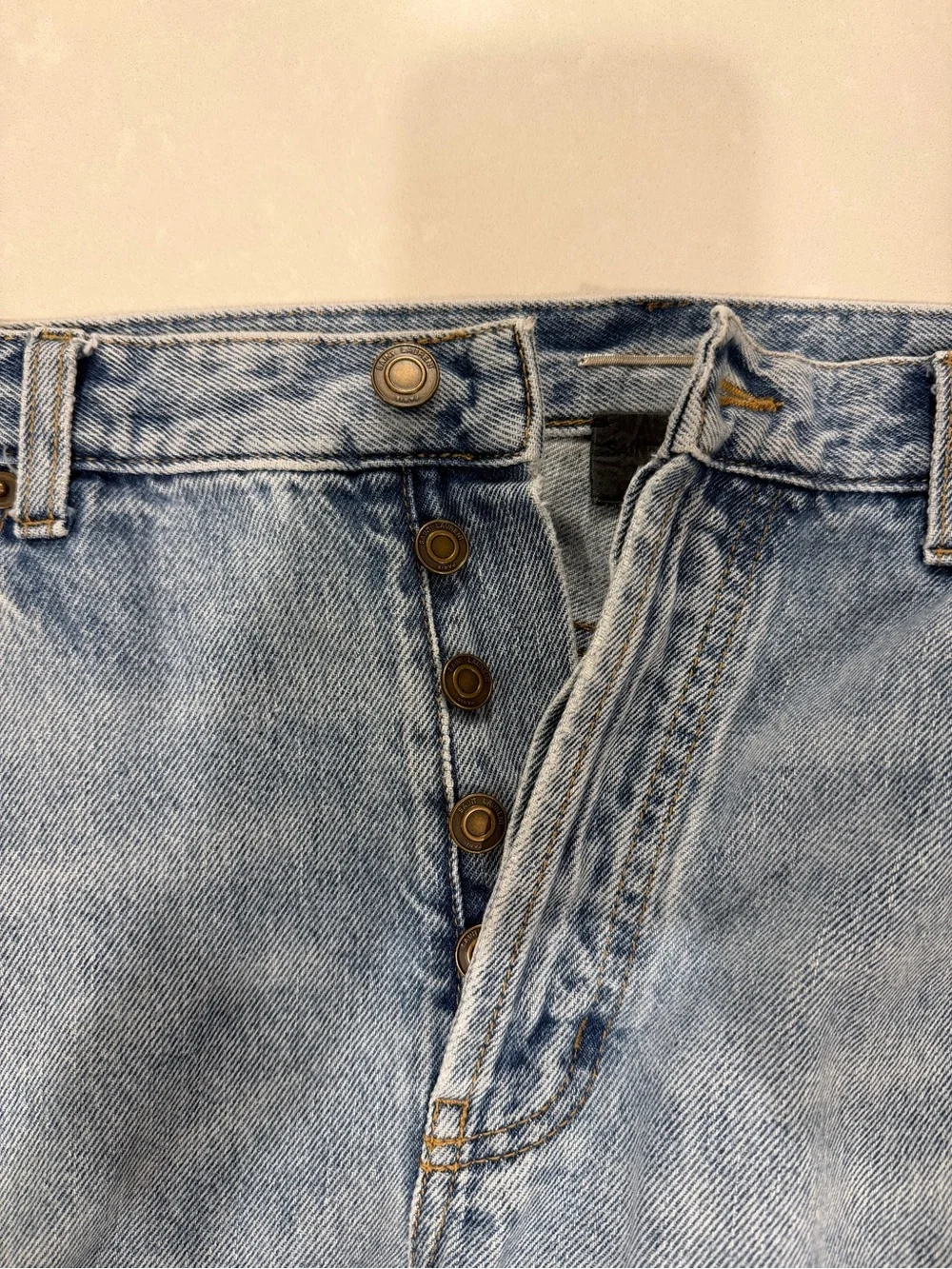 Saint Laurent Santa Monica Blue Denim Shorts (Men Size 32)